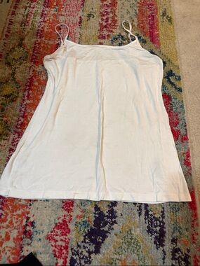a new day White Adjustable Strap Cami
